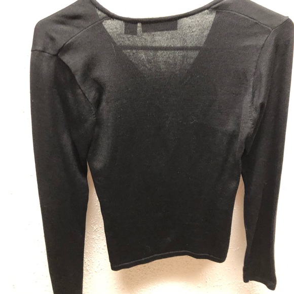 Black long sleeve shirt - Picture 2 of 3